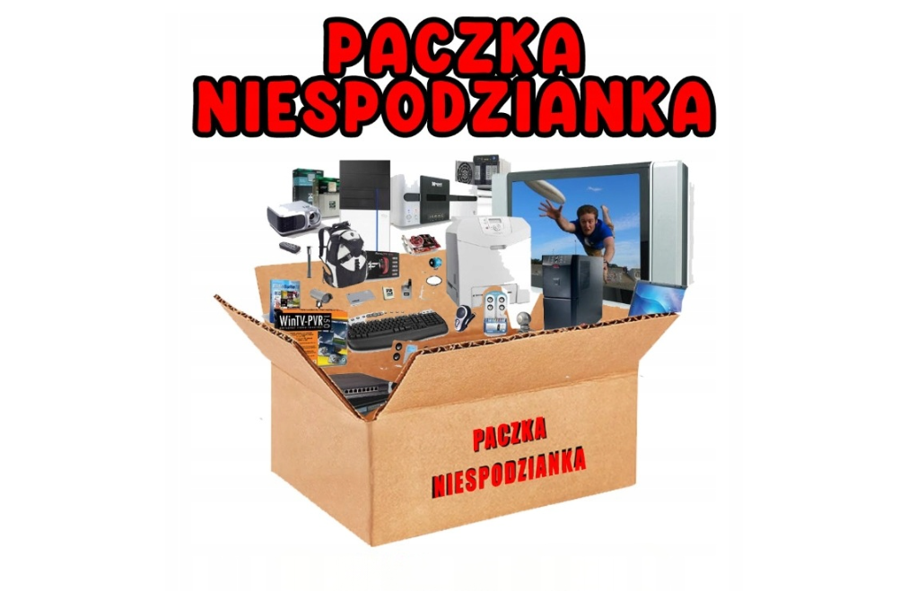 MYSTERY BOX PACZKA NIESPODZIANKA Z elektroniką